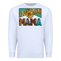 White mama sunflower junkie Premium Sweatshirt - Zillion Design Studio