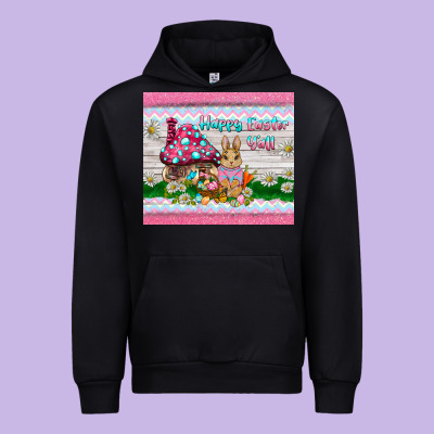 Happy Easter Y'all  Rabbit Urban Hoodie Designed By Barkaloodesign
