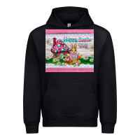 Foreset Green happy easter y'all  rabbit Urban Hoodie - BarkalooDesign