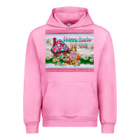 Fuchsia Pink happy easter y'all  rabbit Urban Hoodie - BarkalooDesign