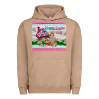 Pigment Burro happy easter y'all  rabbit Urban Hoodie - BarkalooDesign