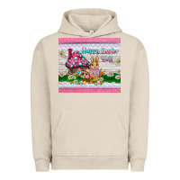 Pigment French Oak happy easter y'all  rabbit Urban Hoodie - BarkalooDesign