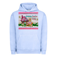 Pigment Grape Ice happy easter y'all  rabbit Urban Hoodie - BarkalooDesign
