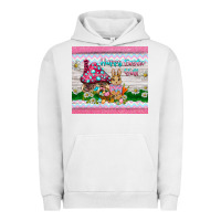 Pigment Lunar Rock happy easter y'all  rabbit Urban Hoodie - BarkalooDesign