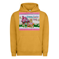 Pigment Peanut Butter happy easter y'all  rabbit Urban Hoodie - BarkalooDesign