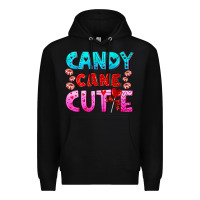 Black candy cane cutie Premium Hoodie - AdoDesignShop