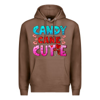 Chestnut candy cane cutie Premium Hoodie - AdoDesignShop