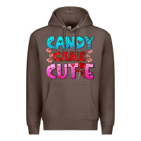 Coffee candy cane cutie Premium Hoodie - AdoDesignShop