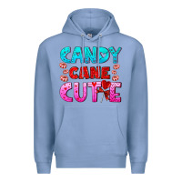 Colony Blue candy cane cutie Premium Hoodie - AdoDesignShop