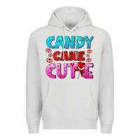Dove Grey candy cane cutie Premium Hoodie - AdoDesignShop