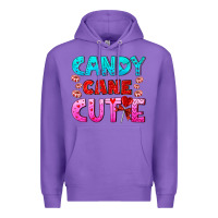 Purple candy cane cutie Premium Hoodie - AdoDesignShop