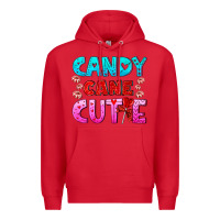 Red candy cane cutie Premium Hoodie - AdoDesignShop