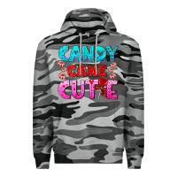 Slate Camo candy cane cutie Premium Hoodie - AdoDesignShop