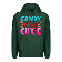 Sports Green candy cane cutie Premium Hoodie - AdoDesignShop