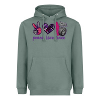 Sage peace love race Heavyweight Hoodie - texasbilliewilder