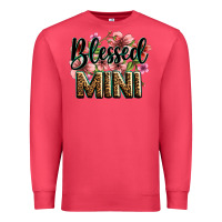 Cardinal flowers blessed mini Premium Sweatshirt - Zillion Design Studio