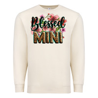 Sandshell flowers blessed mini Premium Sweatshirt - Zillion Design Studio