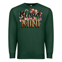 Sports Green flowers blessed mini Premium Sweatshirt - Zillion Design Studio