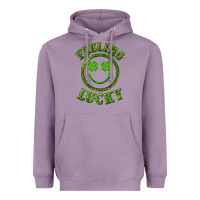 Lavender feeling lucky with leopard Heavyweight Hoodie - RanaPortraitStore