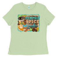 Matcha pumpkin spice junkie Ladies Tee - BarkalooDesign