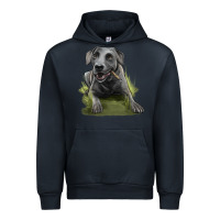 Navy Texas Blue Lacy Dog Urban Hoodie - LillyAllenDesigns