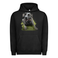 Pigment Black Texas Blue Lacy Dog Urban Hoodie - LillyAllenDesigns