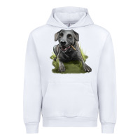White Texas Blue Lacy Dog Urban Hoodie - LillyAllenDesigns