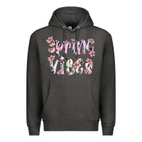 Charcoal Heather spring vibes Premium Hoodie - Artiststas