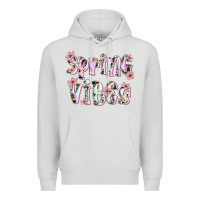 Dove Grey spring vibes Premium Hoodie - Artiststas