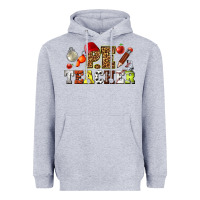 Heather Grey physical education teacher Heavyweight Hoodie - texasbilliewilder