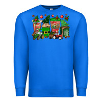 True Royal christmas tractor coffee cups Premium Sweatshirt - texasbilliewilder