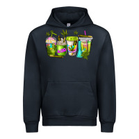 Navy coffee cups Urban Hoodie - NancyCooperArtShop