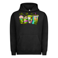 Pigment Black coffee cups Urban Hoodie - NancyCooperArtShop