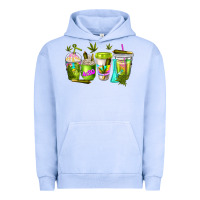 Pigment Grape Ice coffee cups Urban Hoodie - NancyCooperArtShop
