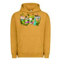 Pigment Peanut Butter coffee cups Urban Hoodie - NancyCooperArtShop