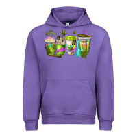 Tulip coffee cups Urban Hoodie - NancyCooperArtShop