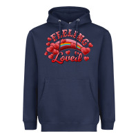 Navy feeling loved valentine's day Heavyweight Hoodie - RanaPortraitStore