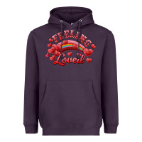 Plum feeling loved valentine's day Heavyweight Hoodie - RanaPortraitStore