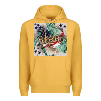 Mustard statue of liberty leopard Premium Hoodie - BundleAndBundleShop