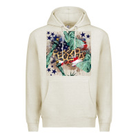 Oatmeal Heather statue of liberty leopard Premium Hoodie - BundleAndBundleShop