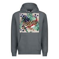 Rock statue of liberty leopard Premium Hoodie - BundleAndBundleShop