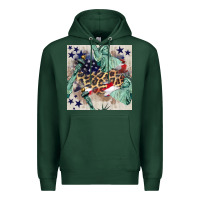 Sports Green statue of liberty leopard Premium Hoodie - BundleAndBundleShop