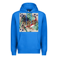 True Royal statue of liberty leopard Premium Hoodie - BundleAndBundleShop