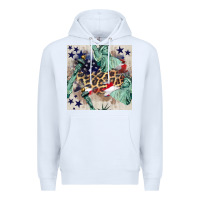 White statue of liberty leopard Premium Hoodie - BundleAndBundleShop