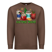 Chestnut coffee cups current mood Premium Sweatshirt - texasbilliewilder