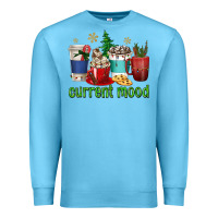 Ocean Blue coffee cups current mood Premium Sweatshirt - texasbilliewilder