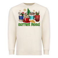Sandshell coffee cups current mood Premium Sweatshirt - texasbilliewilder