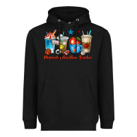 Black physical education teacher coffee cups Heavyweight Hoodie - texasbilliewilder