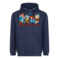 Navy physical education teacher coffee cups Heavyweight Hoodie - texasbilliewilder
