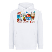 White physical education teacher coffee cups Heavyweight Hoodie - texasbilliewilder